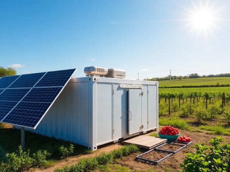 Solar cold room
